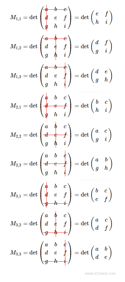 Getting Familiar with Matrix Minors in linear algebra | stemkb.com